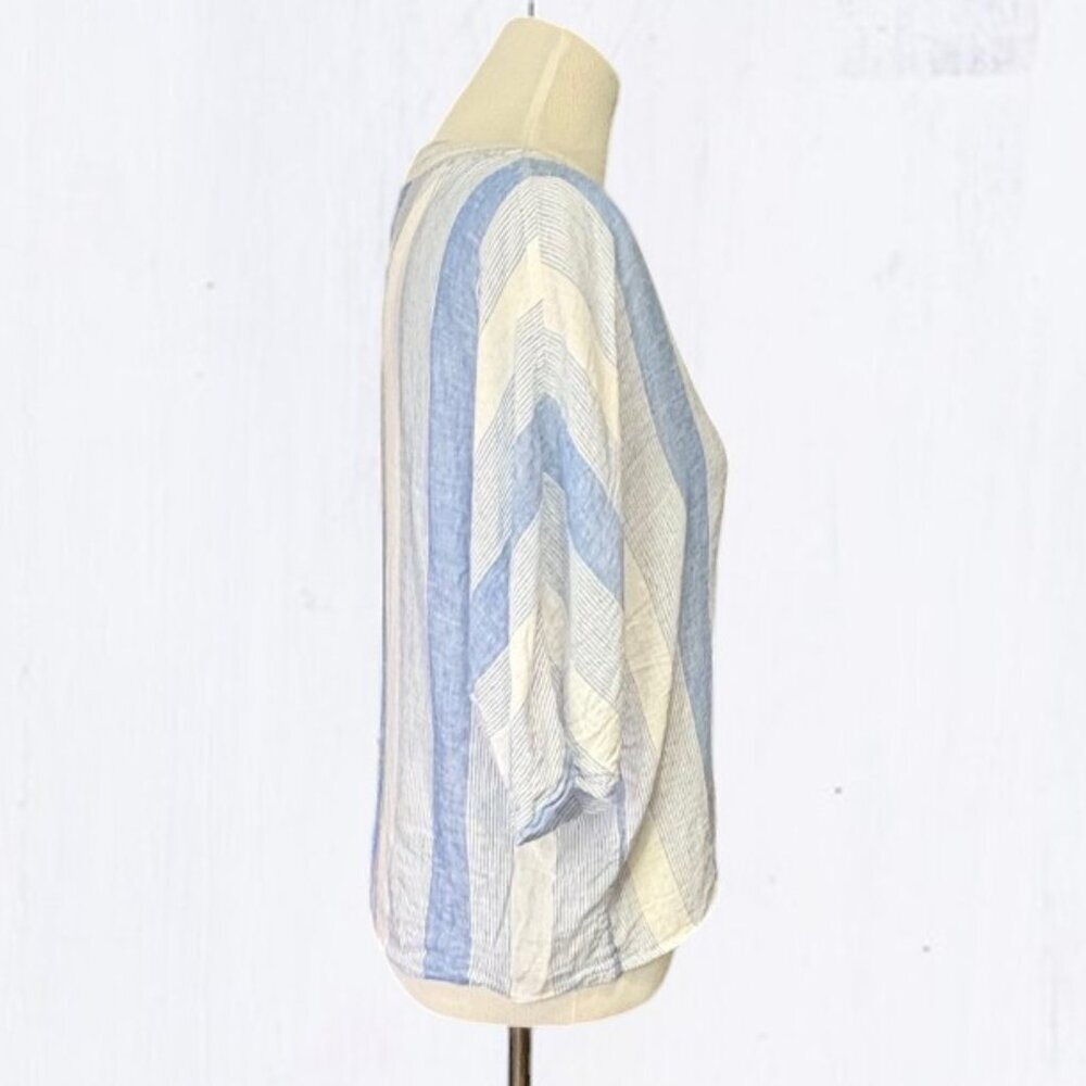 Rails Thea Blue And White Striped Tie Front Top S… - image 3